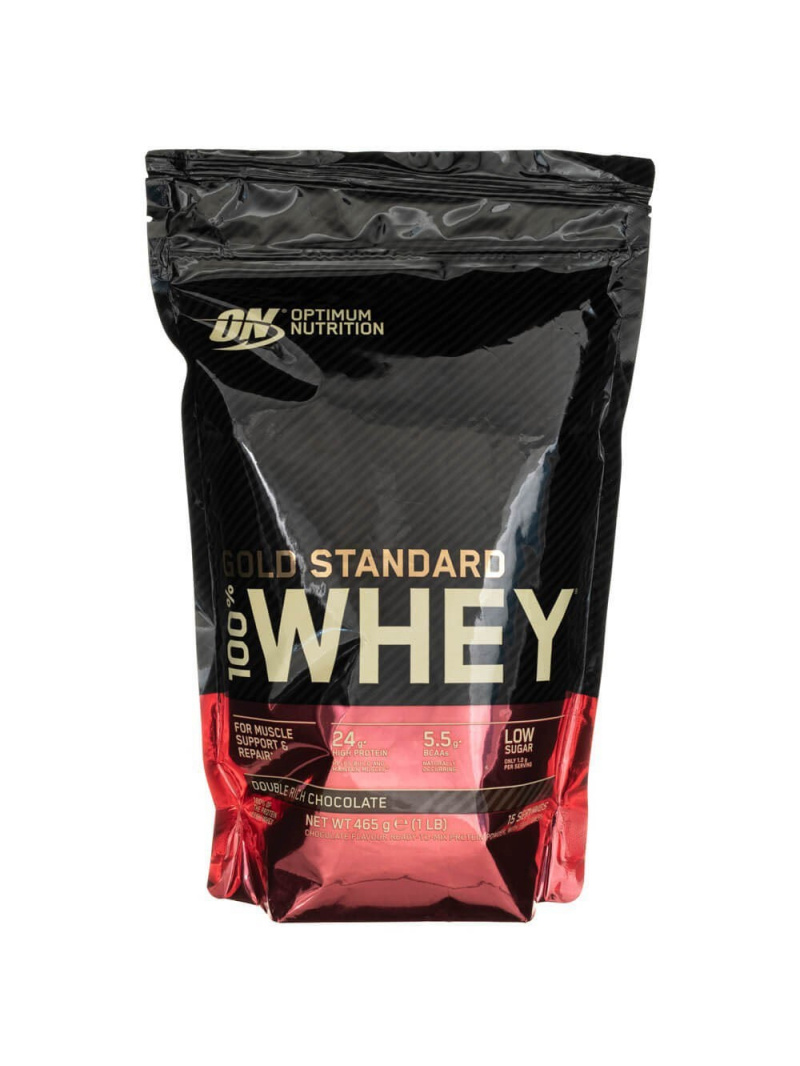 Optimum Nutrition 100% Whey Gold Standard, Double Rich Chocolate - 450 g