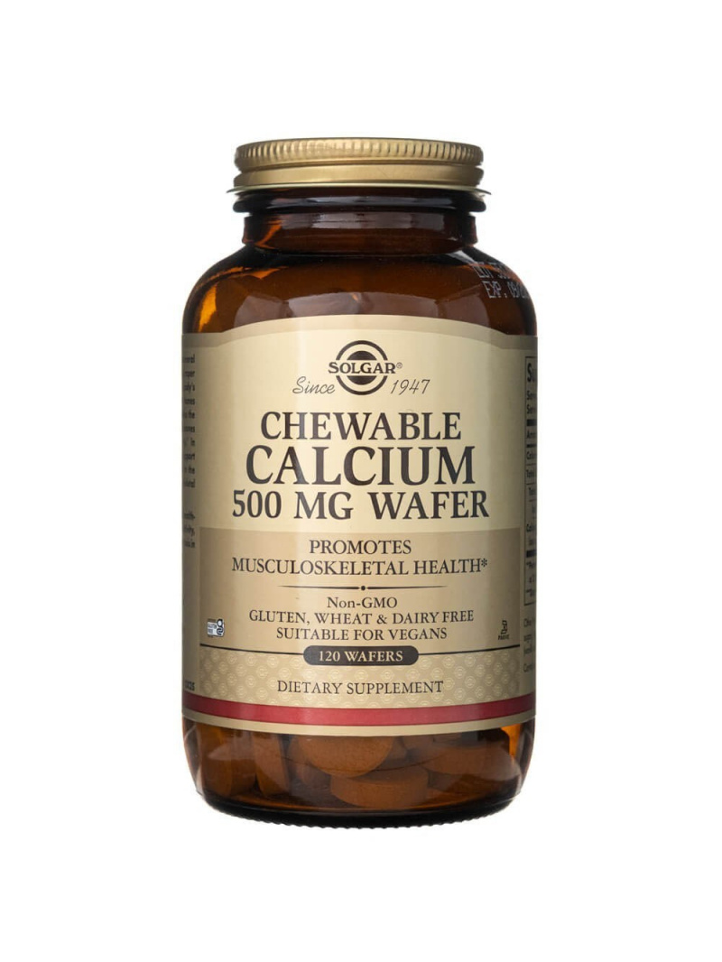 Solgar Calcium Chewable 500 mg – 120 kapsúl