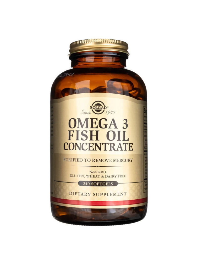 Solgar Omega 3 Koncentrát rybieho oleja - 240 kapsúl