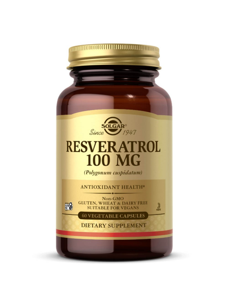 Solgar Resveratrol 100 mg - 60 kapsúl