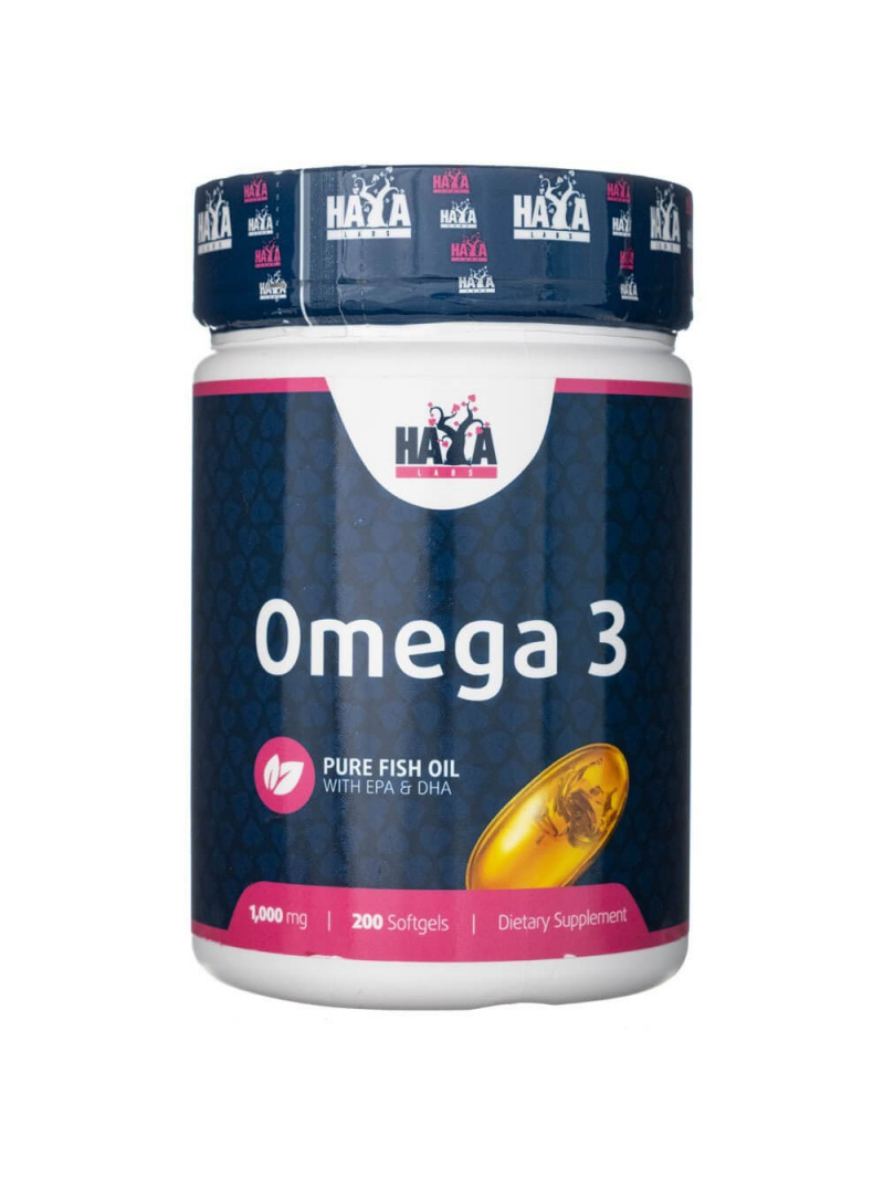 Haya Labs Omega 3 1000 mg - 200 kapsúl