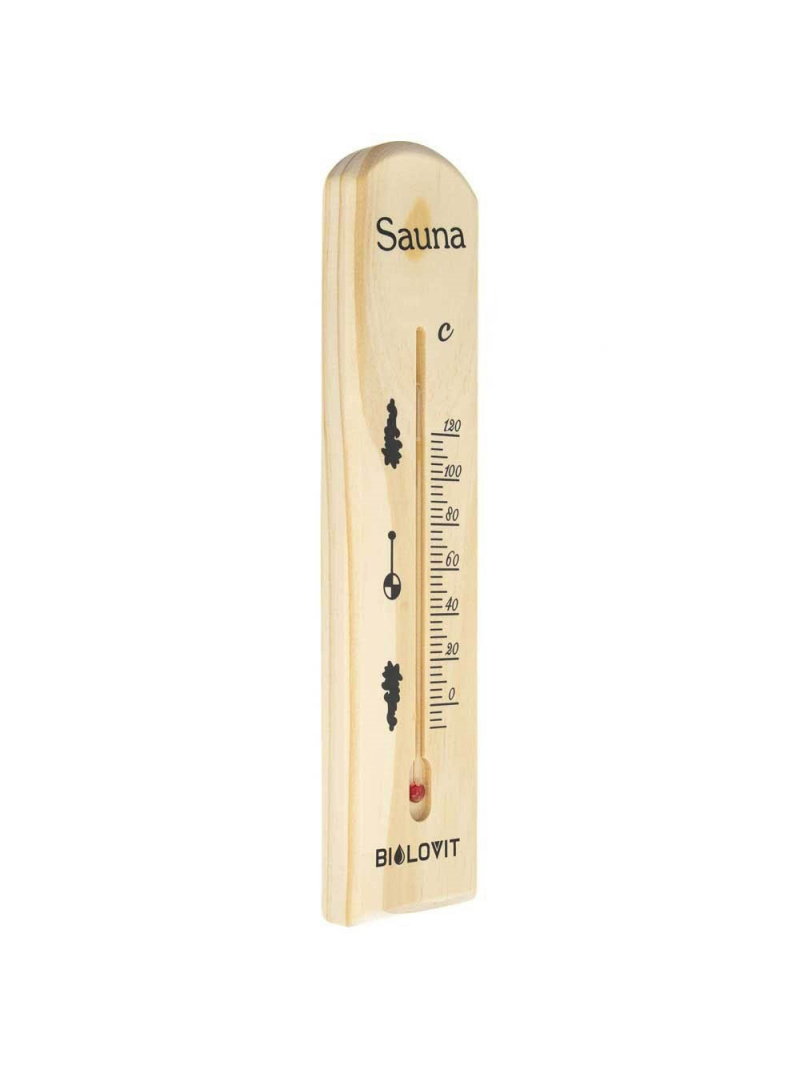Saunový teplomer Bilovit Pine - do 120 stupňov Celzia