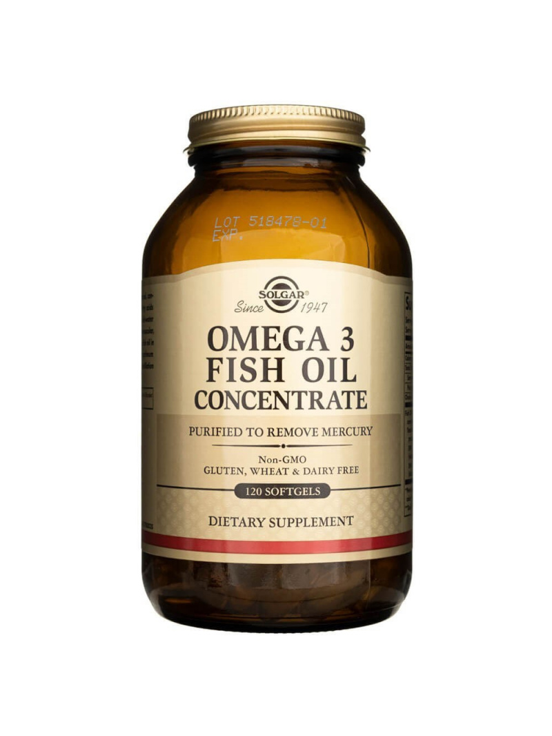 Solgar Omega 3 Koncentrát rybieho oleja - 120 kapsúl