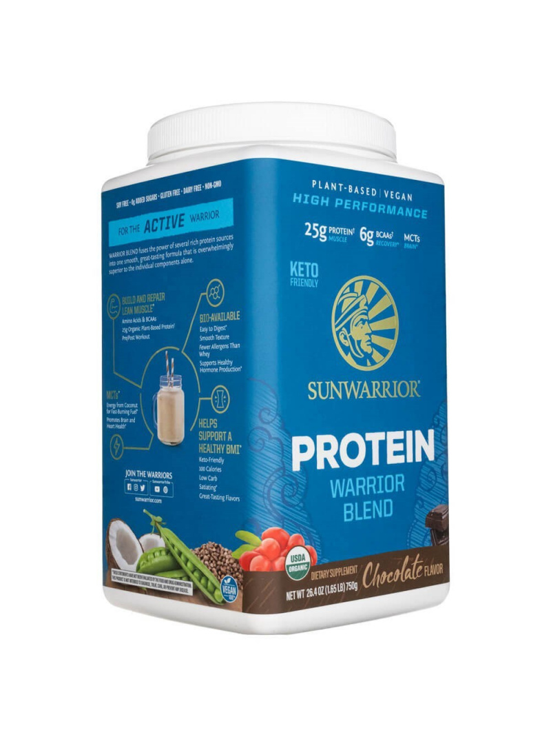 Doctor's Best0 Warrior Blend čokoládový proteín USA - 750 g