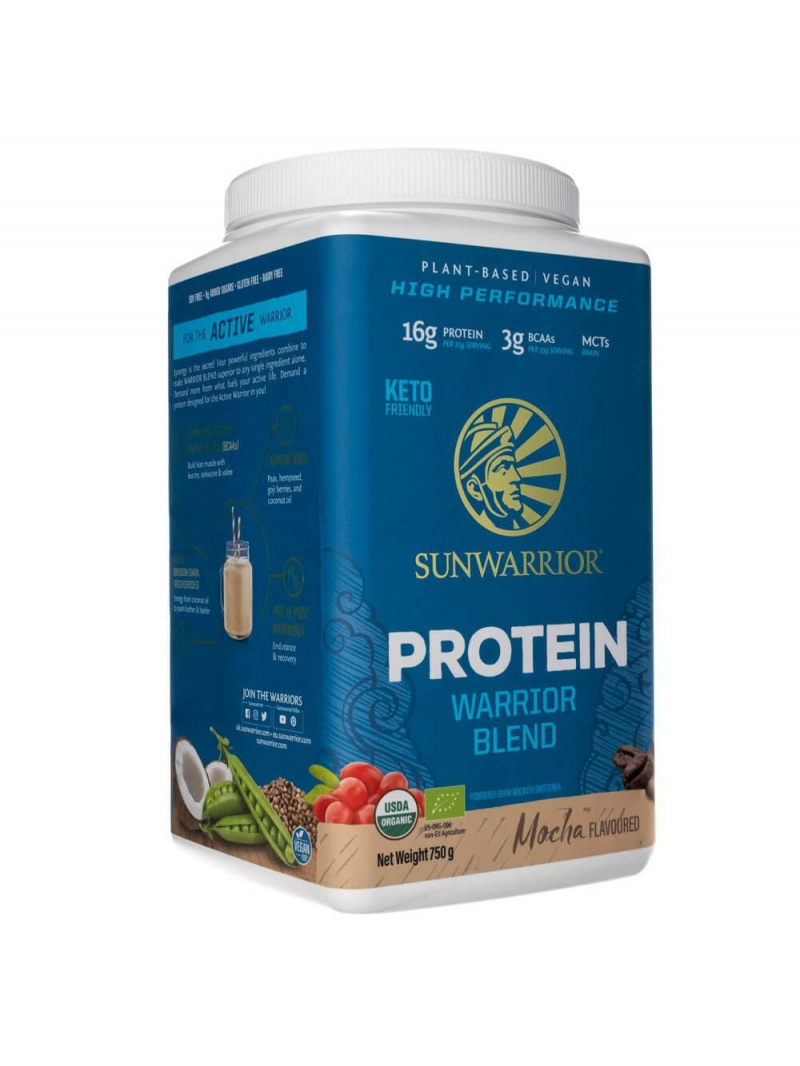 Doctor's Best0 Organic Warrior blend proteín Mocha - 750 g