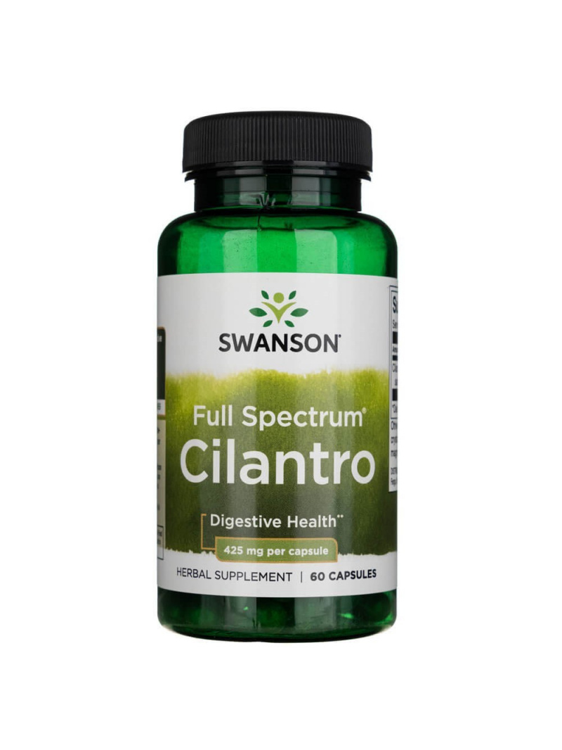 Swanson Full Spectrum Cilantro (koriander) 425 mg – 60 kapsúl