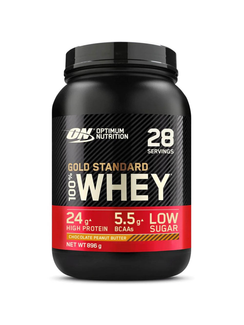 Optimum Nutrition Gold Standard 100% Whey Protein, čokoládové arašidové maslo - 896 g