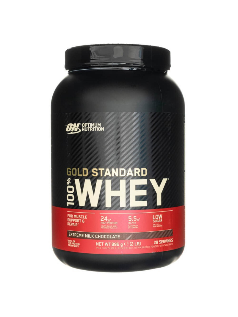 Optimum Nutrition Gold Standard 100% Whey Protein, extrémna mliečna čokoláda - 896 g