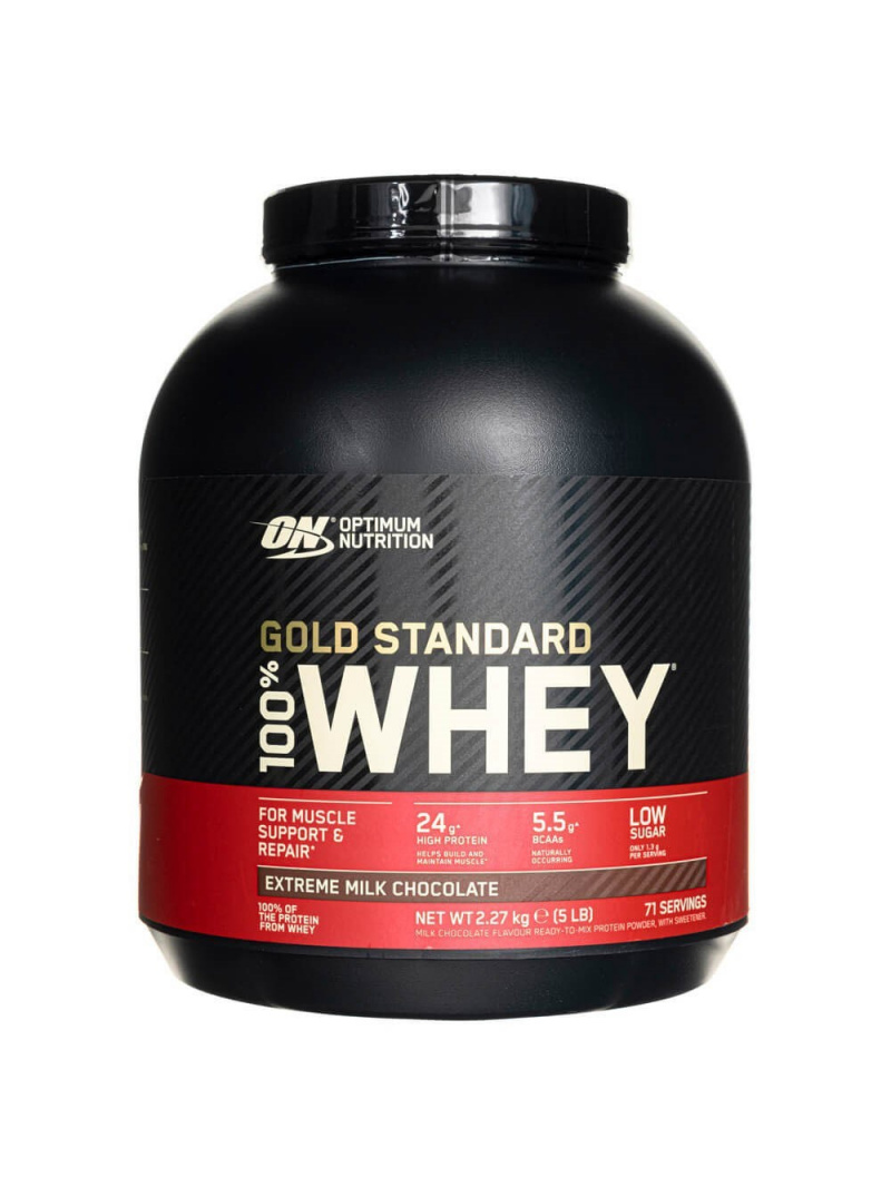 Optimum Nutrition Gold Standard 100% Whey Protein, čokoládové mlieko - 2270 g