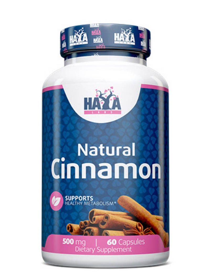 Haya Labs Organic Cinnamon 500 mg - 60 kapsúl
