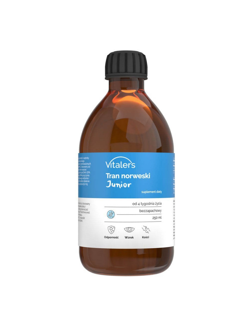 Haya Labs8 Norwegian Junior Omega-3 rybí olej 1200 mg pre deti - 250 ml