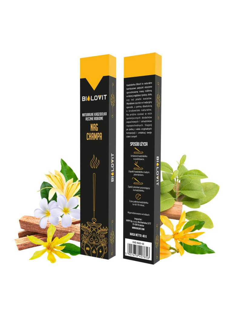 Bilovit Prírodné vonné tyčinky Nag Champa - 40 g