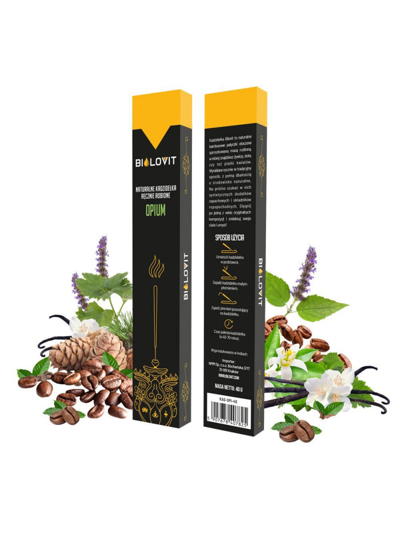 Vonné tyčinky Bilovit Natural Opium - 40 g