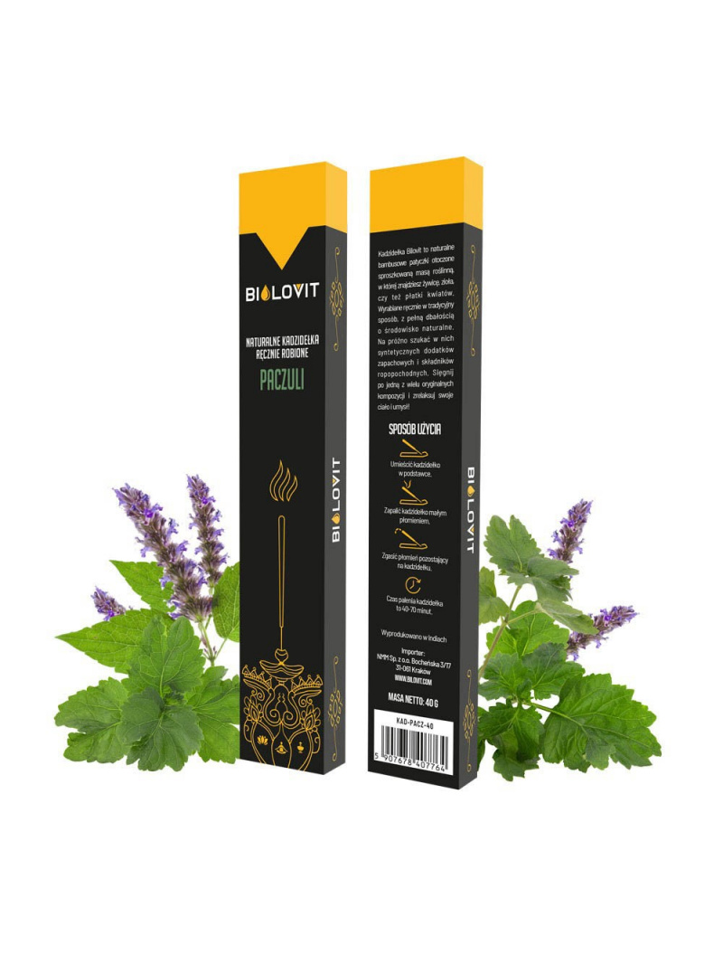 Vonné tyčinky Bilovit Natural pačuli - 40 g