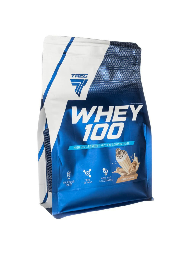 Trec Whey 100 srvátkový proteínový koncentrát, sušienka - 700 g