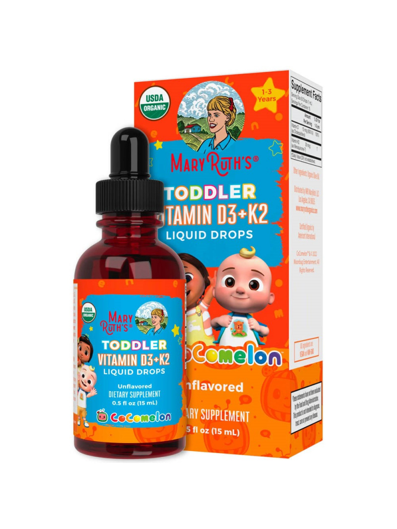 MaryRuth's Vitamíny D3 + K2 pre deti v kvapkách - 15 ml