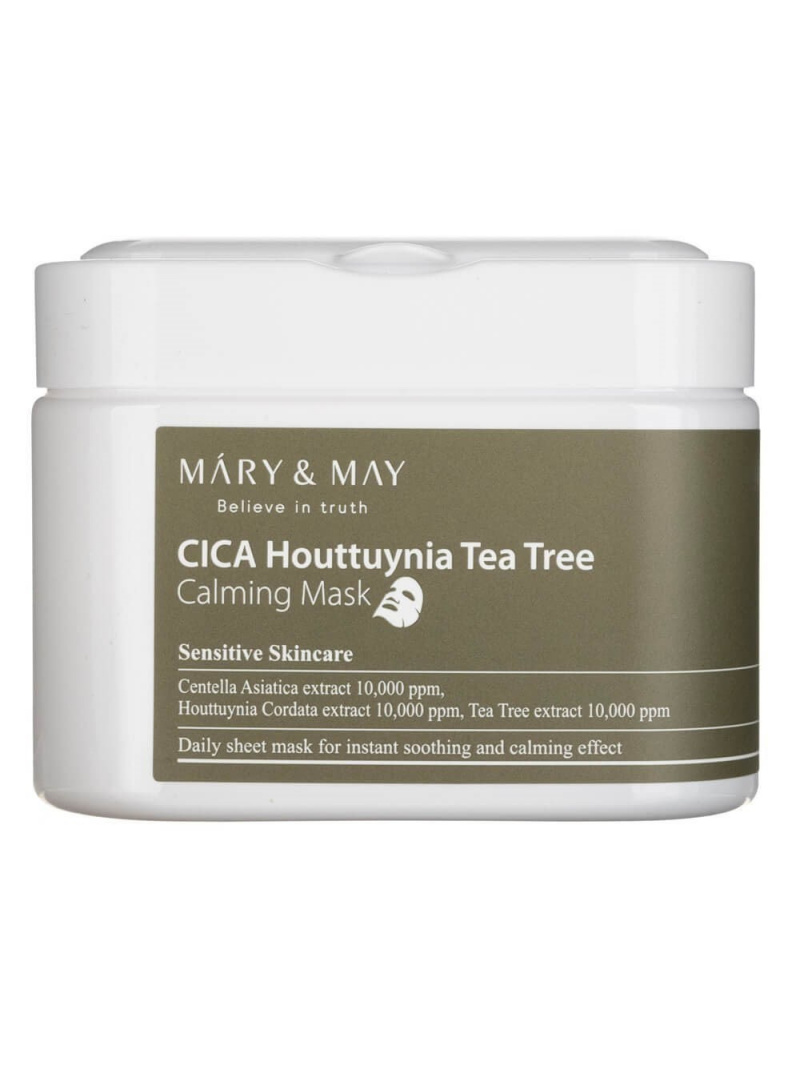 Doctor's Best6 CICA Houttuynia Tea Tree upokojujúca maska - 30 kusov
