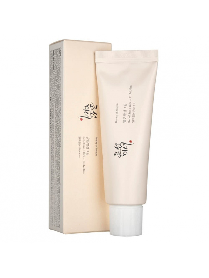 Haya Labs3 Probiotický opaľovací krém Relief Sun Rice + Probiotiká SPF50+ - 50 ml