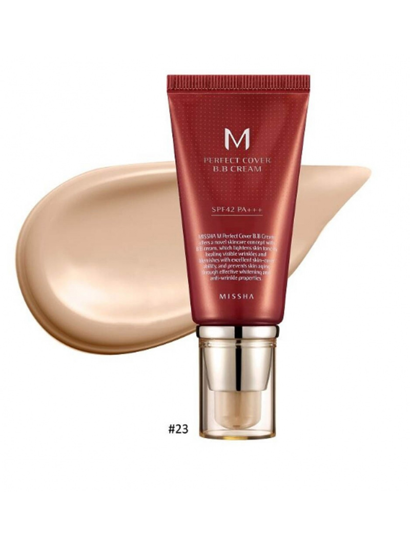 Missha M Perfect Cover BB Cream odtieň Natural Beige č.23 - 50 ml