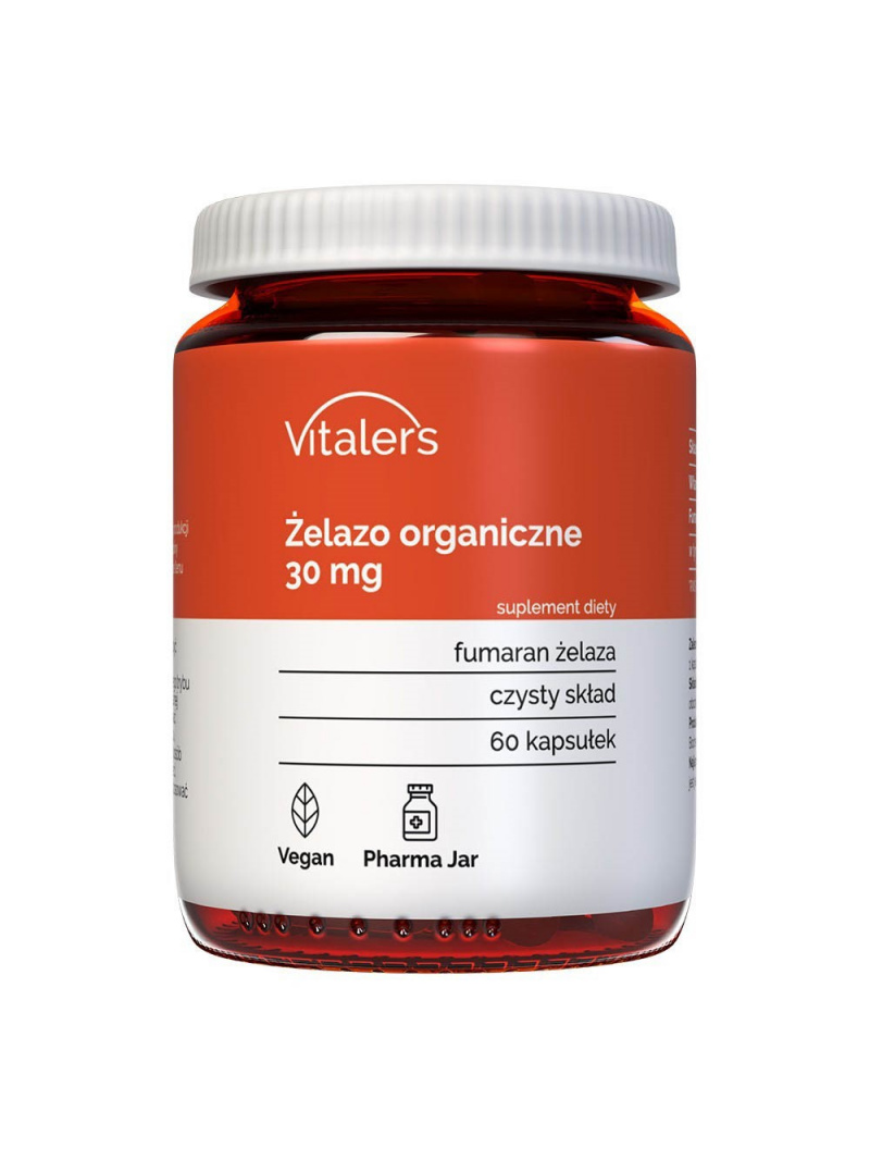 Haya Labs8 Železo (Organic Iron) 30 mg – 60 kapsúl