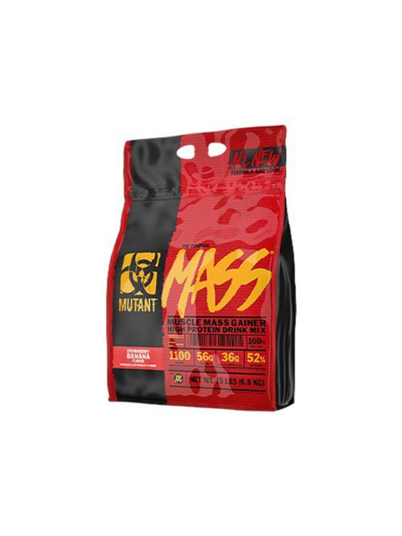 PVL Mutant Mass Gainer, jahodový banán - 6800 g