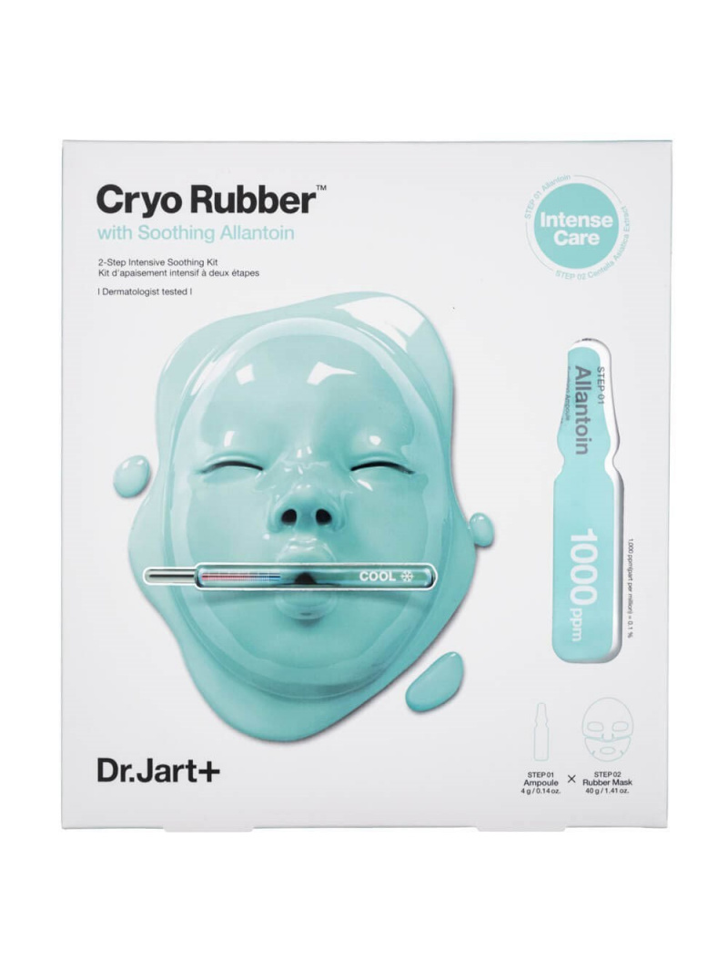 Dr. Jart+ Cryo Rubber dvojkroková upokojujúca maska s alantoínom