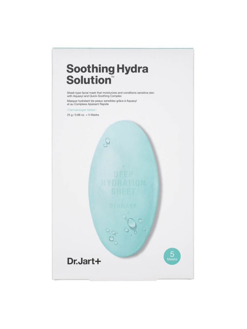 Dr. Jart+ Dermask Water Jet Soothing Hydra Solution Upokojujúce masky - 5 kusov