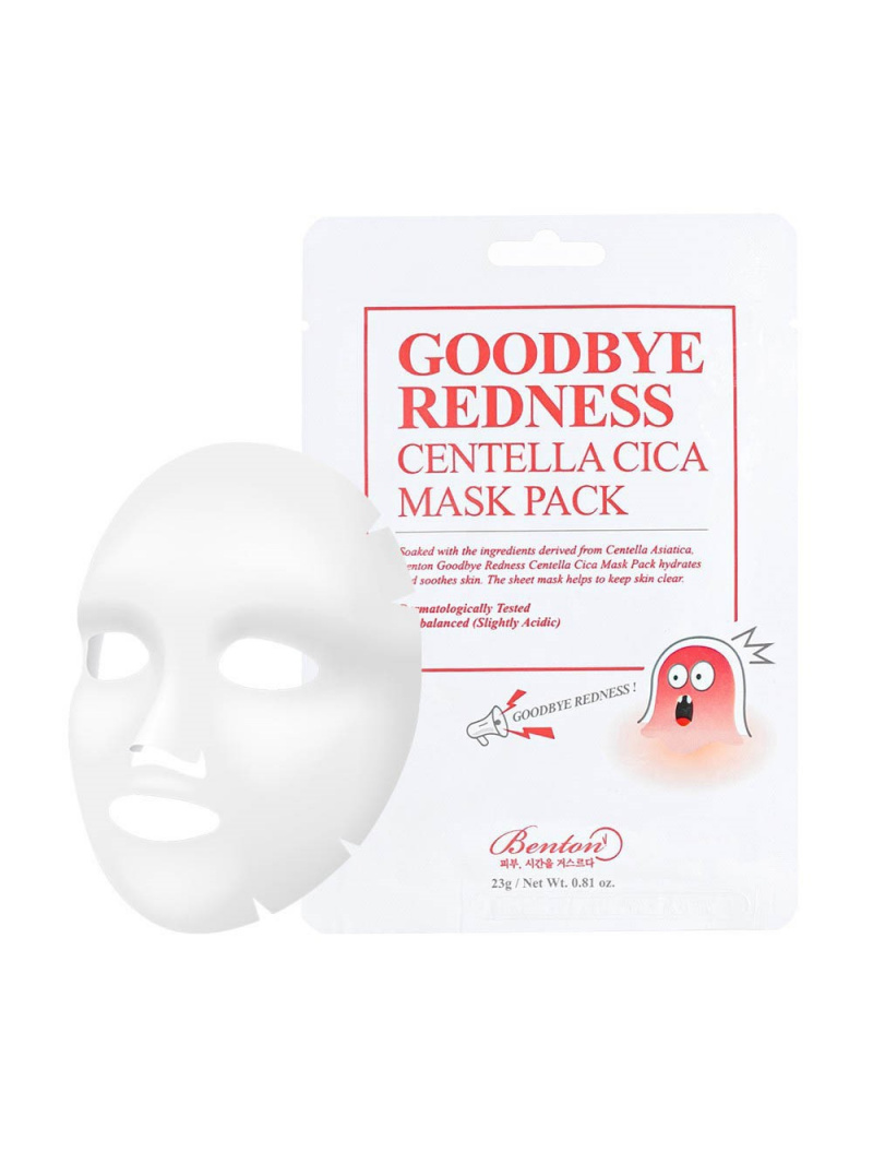 Green Pasture2 Goodbye Redness Centella Mask upokojujúce plátené masky - 1 kus