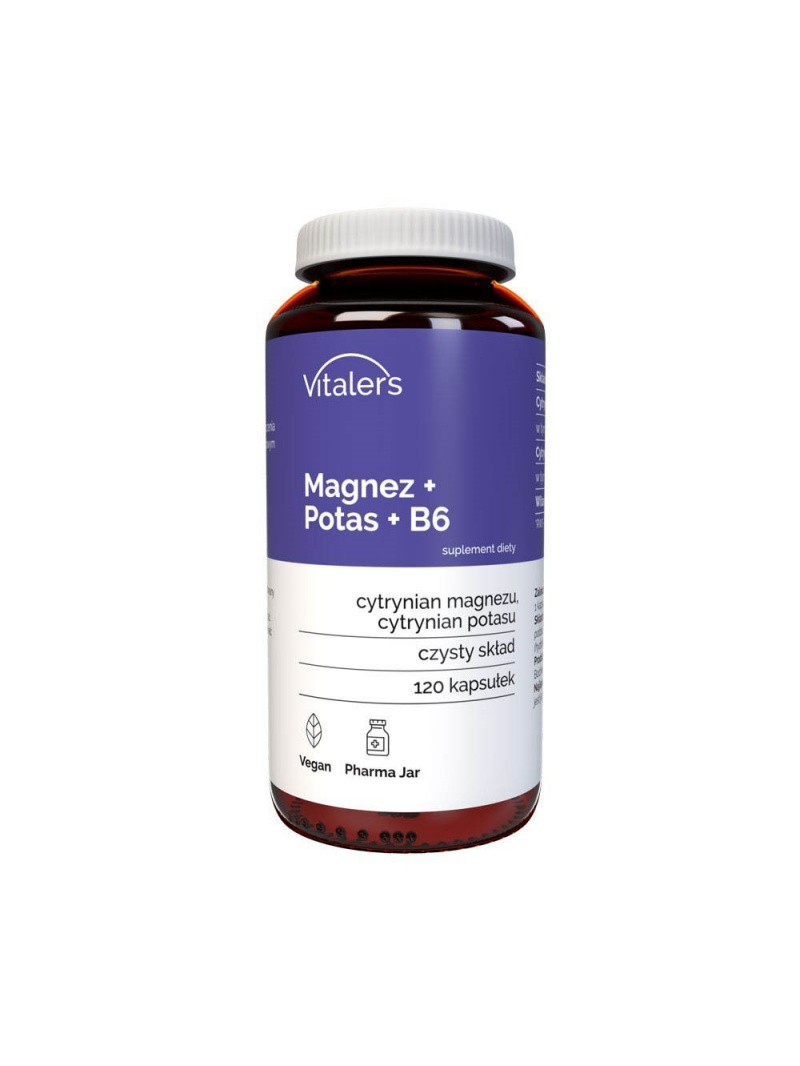 Haya Labs8 Horčík 100 mg + Draslík 150 mg + B6 12,5 mg - 120 kapsúl