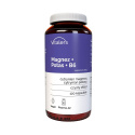 Haya Labs8 Horčík 100 mg + Draslík 150 mg + B6 12,5 mg - 120 kapsúl