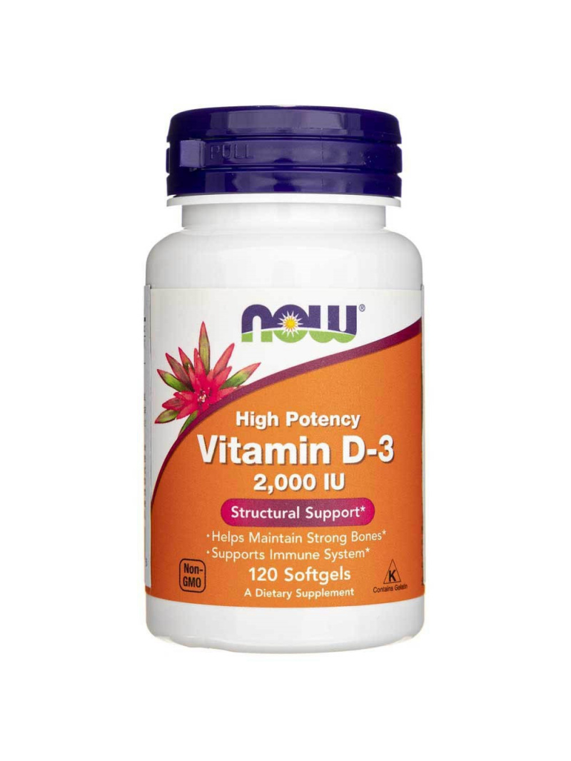 Haya Labs0 Vitamín D3 2000 IU - 120 kapsúl