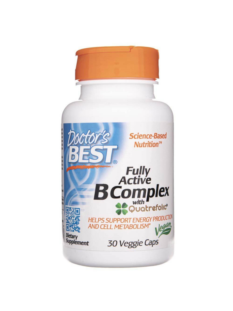 Doctor's Best Fully Active B-Complex - 30 bkomplex kapsúl