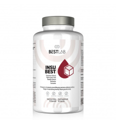 BESTLAB InsuBest (podpora metabolizmu sacharidov, udržiavanie správnej hladiny glukózy v krvi) 90 vegánskych kapsúl