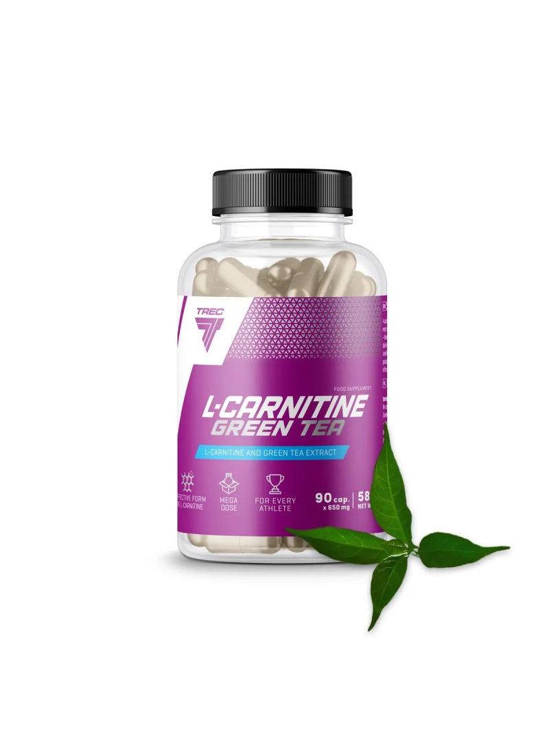 TREC L-karnitín + zelený čaj 90 kapsúl