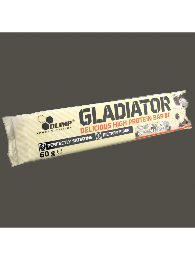 OLIMP Gladiator High Protein Bar - Protein Bar - Wanilia-Cream