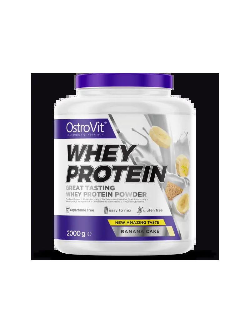 OSTROVIT WHEY PROTEIN (Whey Protein) 2000g Banánový koláč