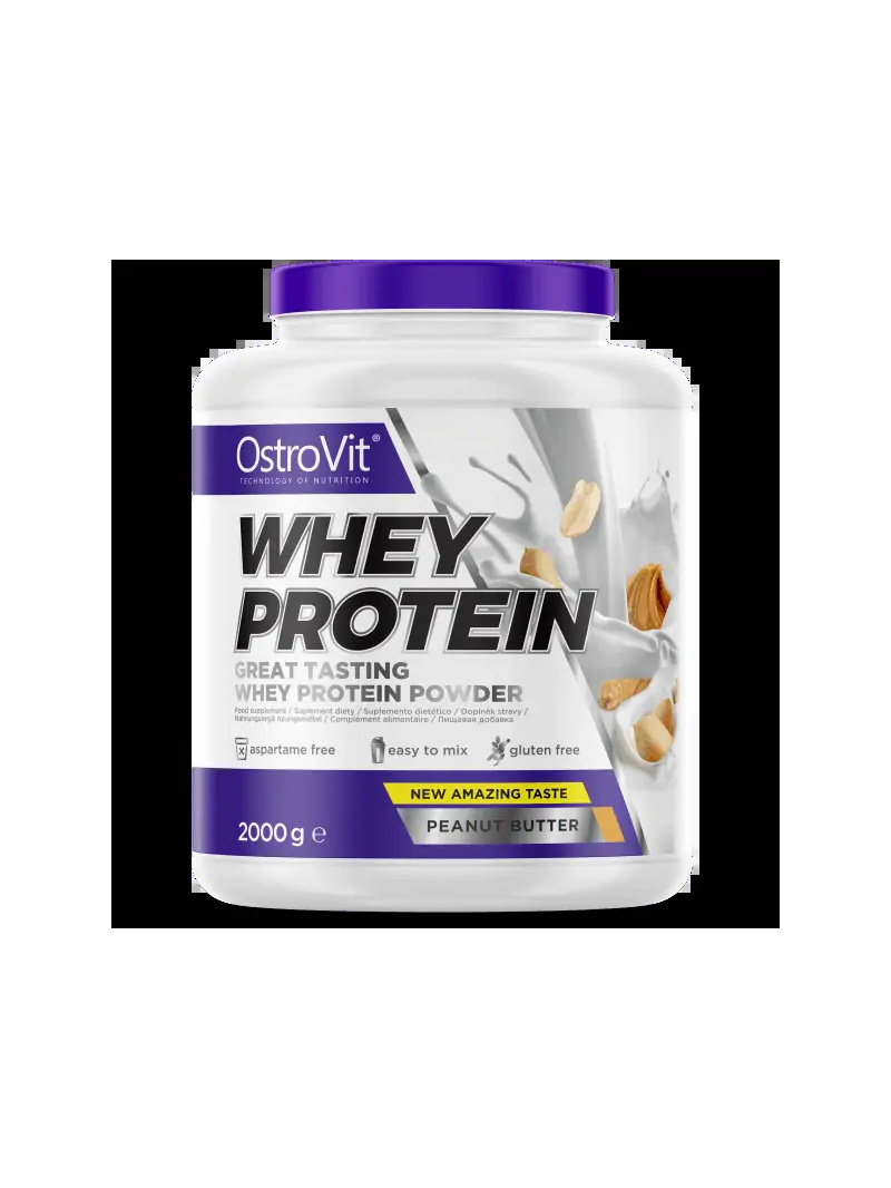 OSTROVIT WHEY PROTEIN (Whey Protein) 2000 g Arašidové maslo