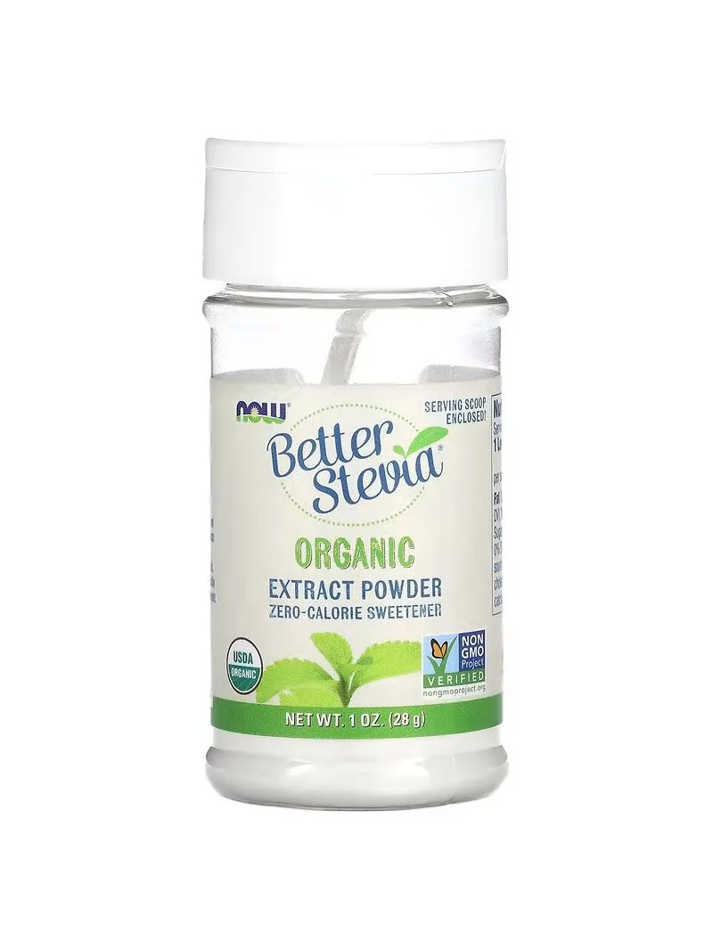 NOW FOODS Better Stevia Extract Powder 28g vegan