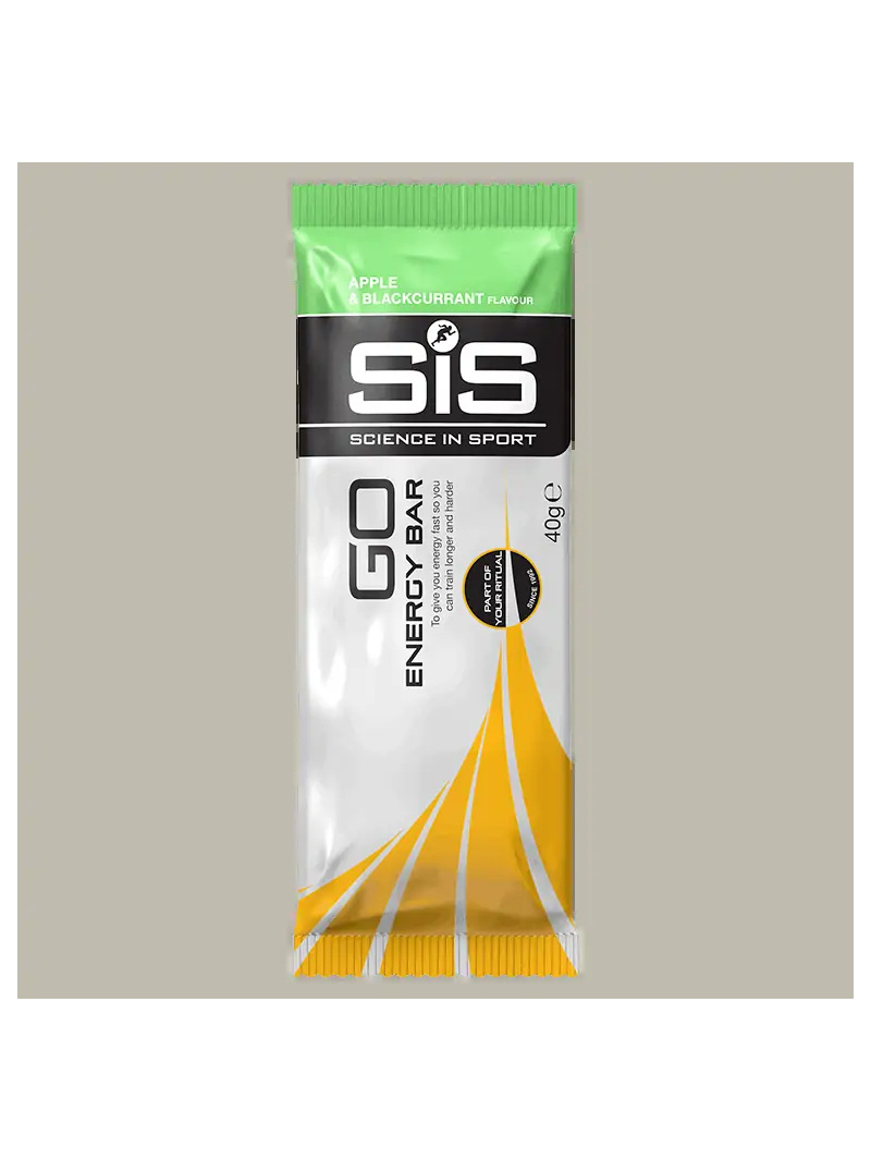 SiS Mini GO Energetická tyčinka - tyčinka - 40g jablko-čierne ríbezle