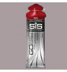 SiS GO Energy + kofeínový gél 60 ml Čučoriedka