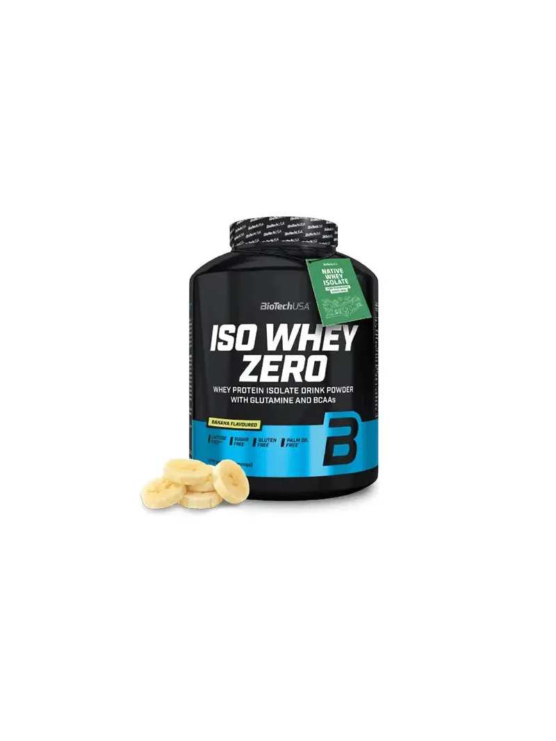 Biotech Iso Whey Zero Lactose Free (srvátkový proteínový izolát) 2270 g banán