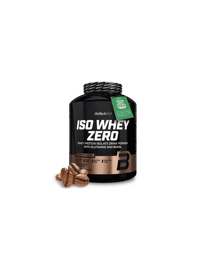 Biotech Iso Whey Zero Lactose Free (Whey Protein Isolate) 2270 g Káva s mliekom