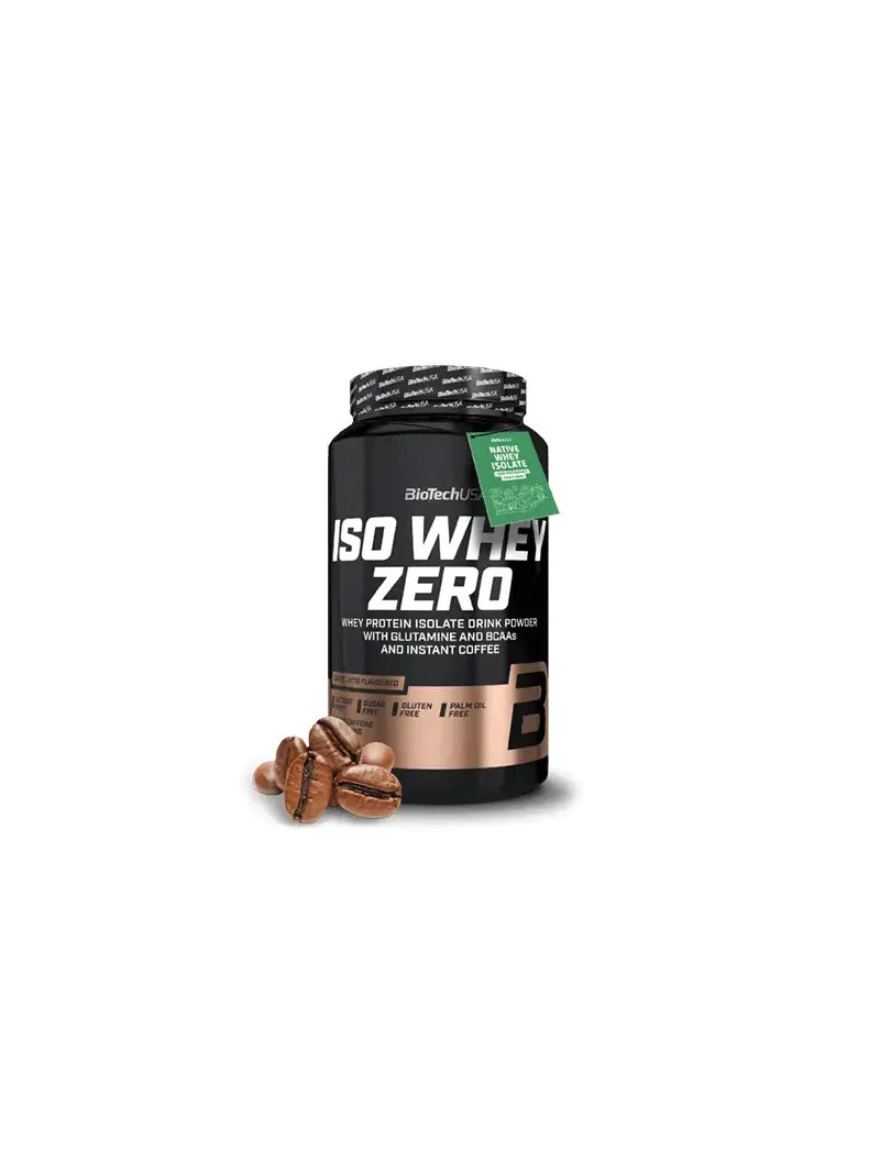 Biotech Iso Whey Zero Lactose Free (srvátkový proteínový izolát) 908 g kávy s mliekom