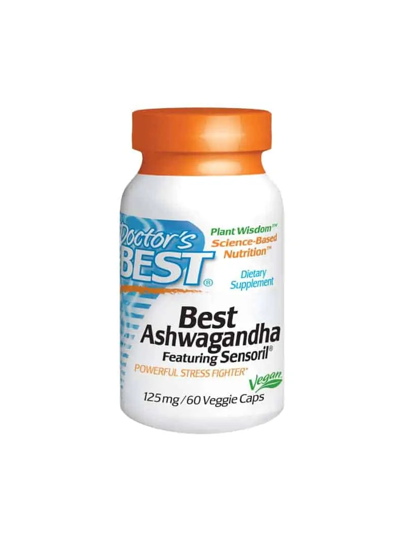 Doctor's Best Ashwagandha 125 mg - 60 vegánskych kapsúl