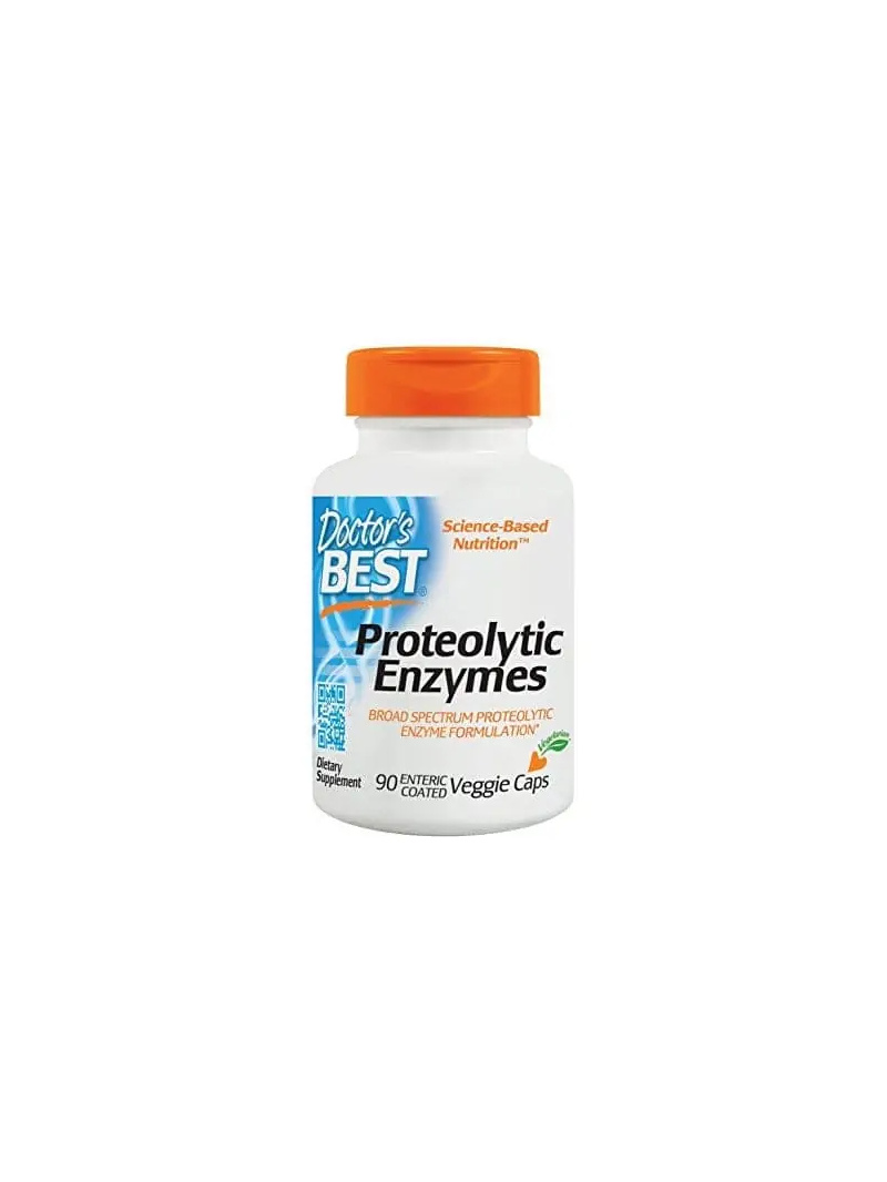 Doctor s Best Proteolytic Enzymes (Digestive Enzymes) – 90 vegetariánskych kapsúl