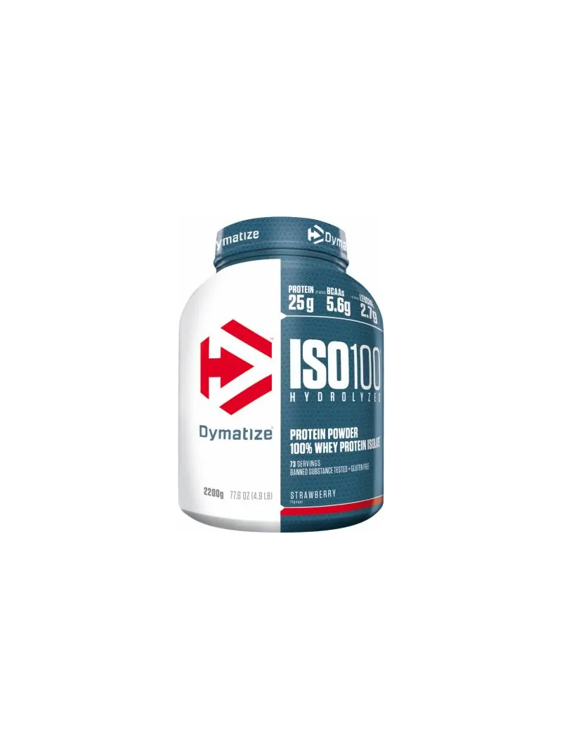 DYMATIZE Iso100 Hydrolyzed 2200g Jahoda