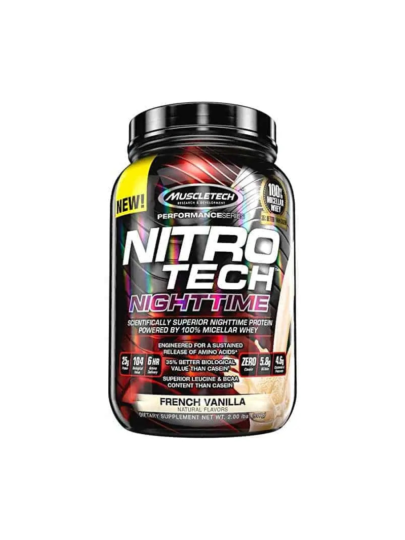 MUSCLETECH Nitro-Tech Performance Nighttime 900g vanilka