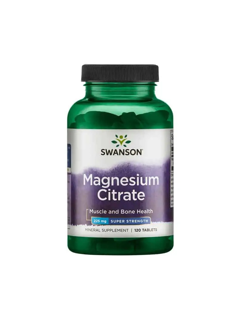 SWANSON magnéziumcitrát (magnéziumcitrát) 225 mg – 120 tabliet