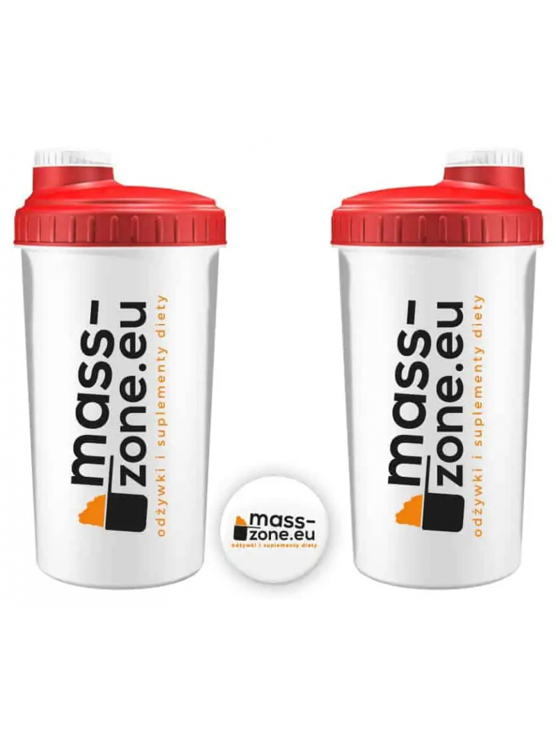 Šejker fľaša 700ml www.mass-zone.eu! biely