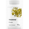 THORNE Vitamín D3 (vitamín D3 certifikovaný pre šport NSF) 5000 IE – 60 vegetariánskych kapsúl